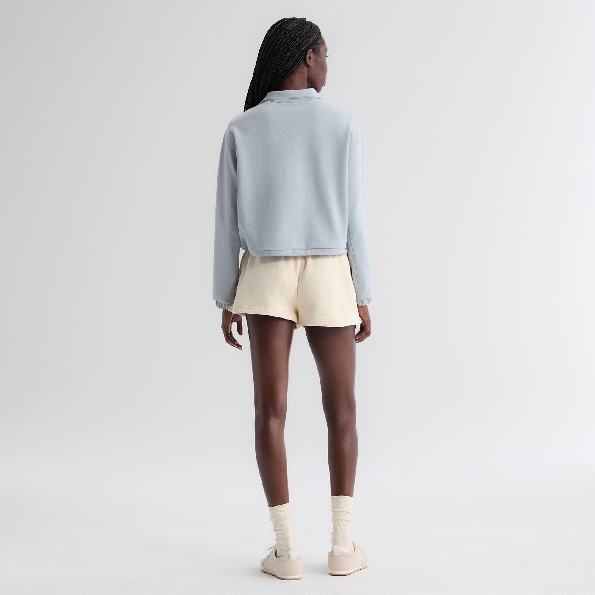 Pull-over oversize gris Las Vegas Raiders pour femme, en mélange de trois matières, fermeture éclair au quart