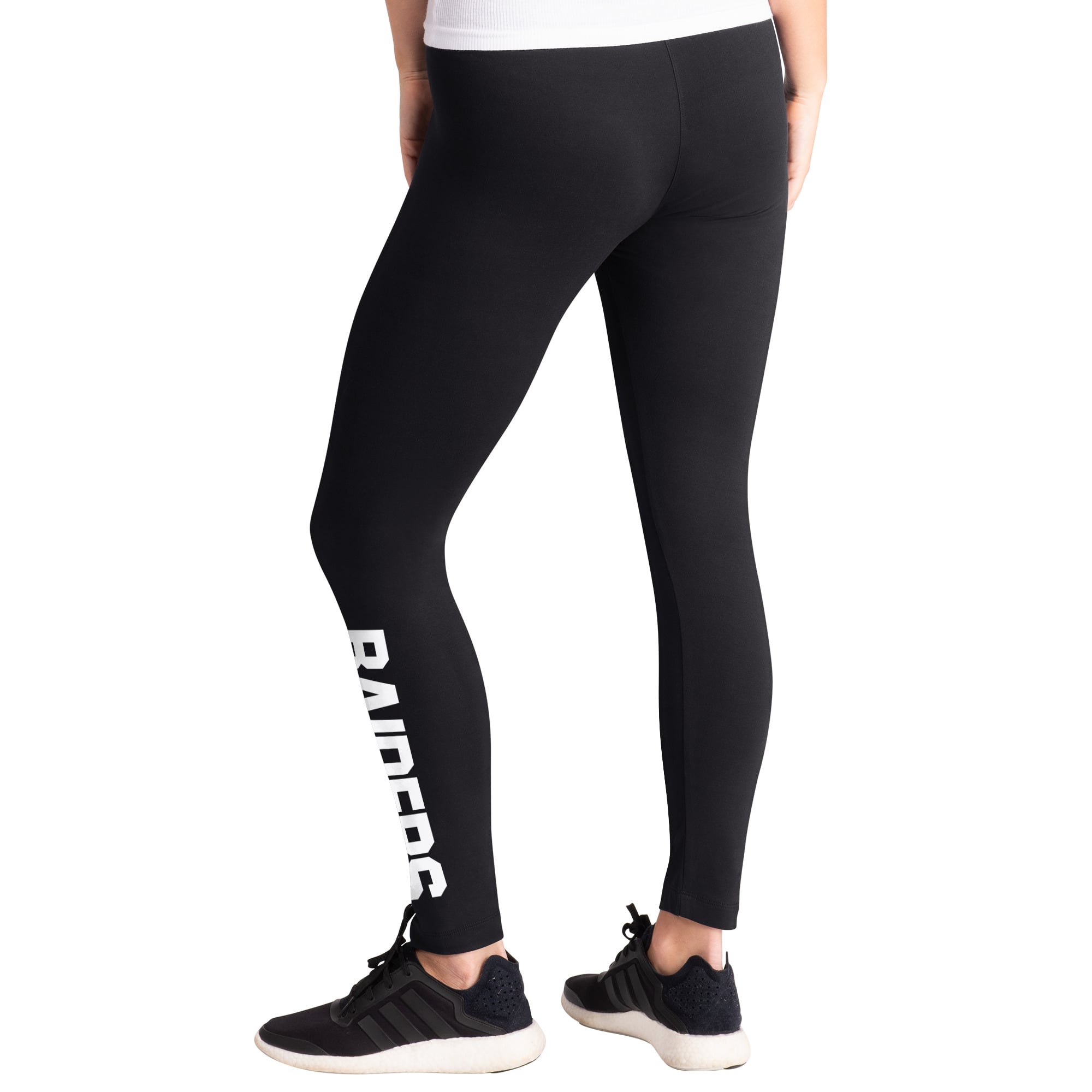 Leggings d'avant-match G-III 4Her pour femmes par Carl Banks, noirs, Las Vegas Raiders
