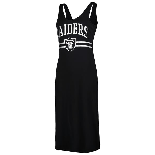 raiders dress for women Las Vegas All-Over Print Women's Back Cross Cami Black-ASF Clothing The embroidered fabric applique at the left chest and right sleeve proudly displays your Las Vegas Raiders pride. Las Vegas Raiders Rose Pattern