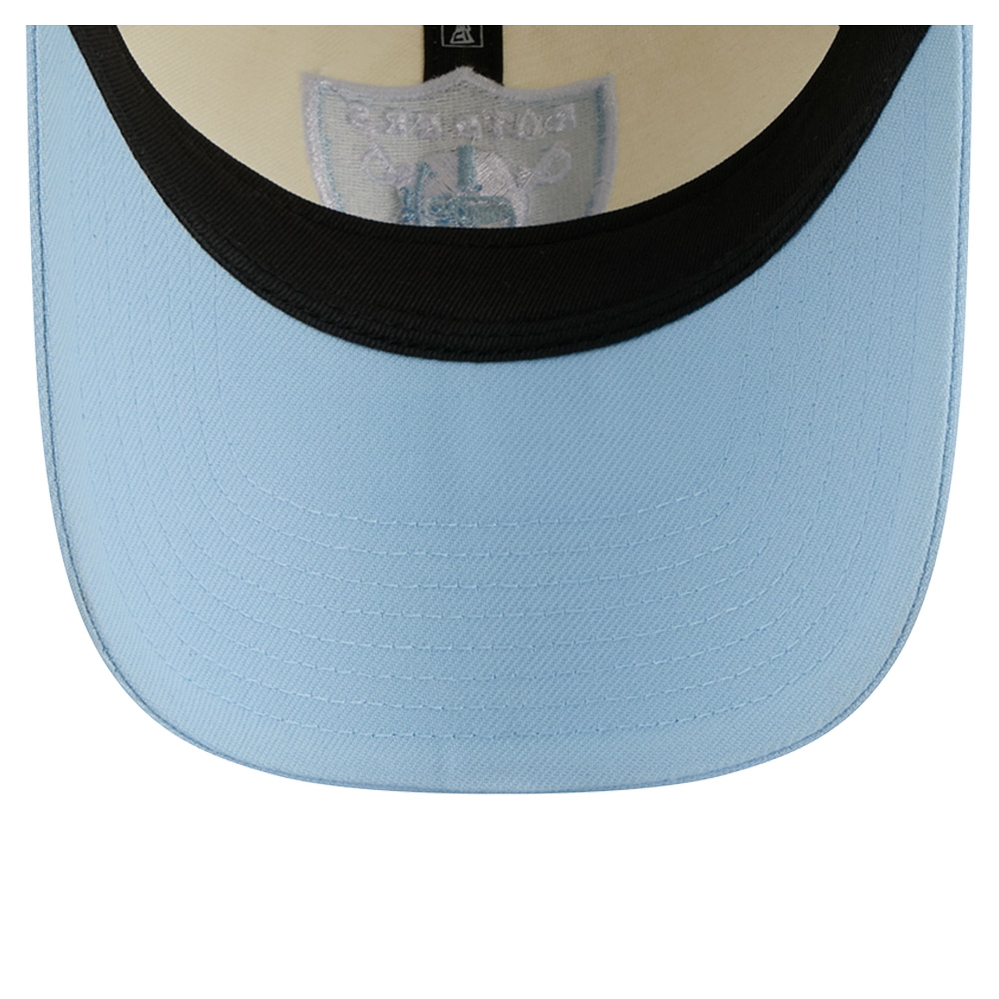 Women's New Era Cream/Coastal Blue Las Vegas Raiders 9TWENTY Adjustable Hat