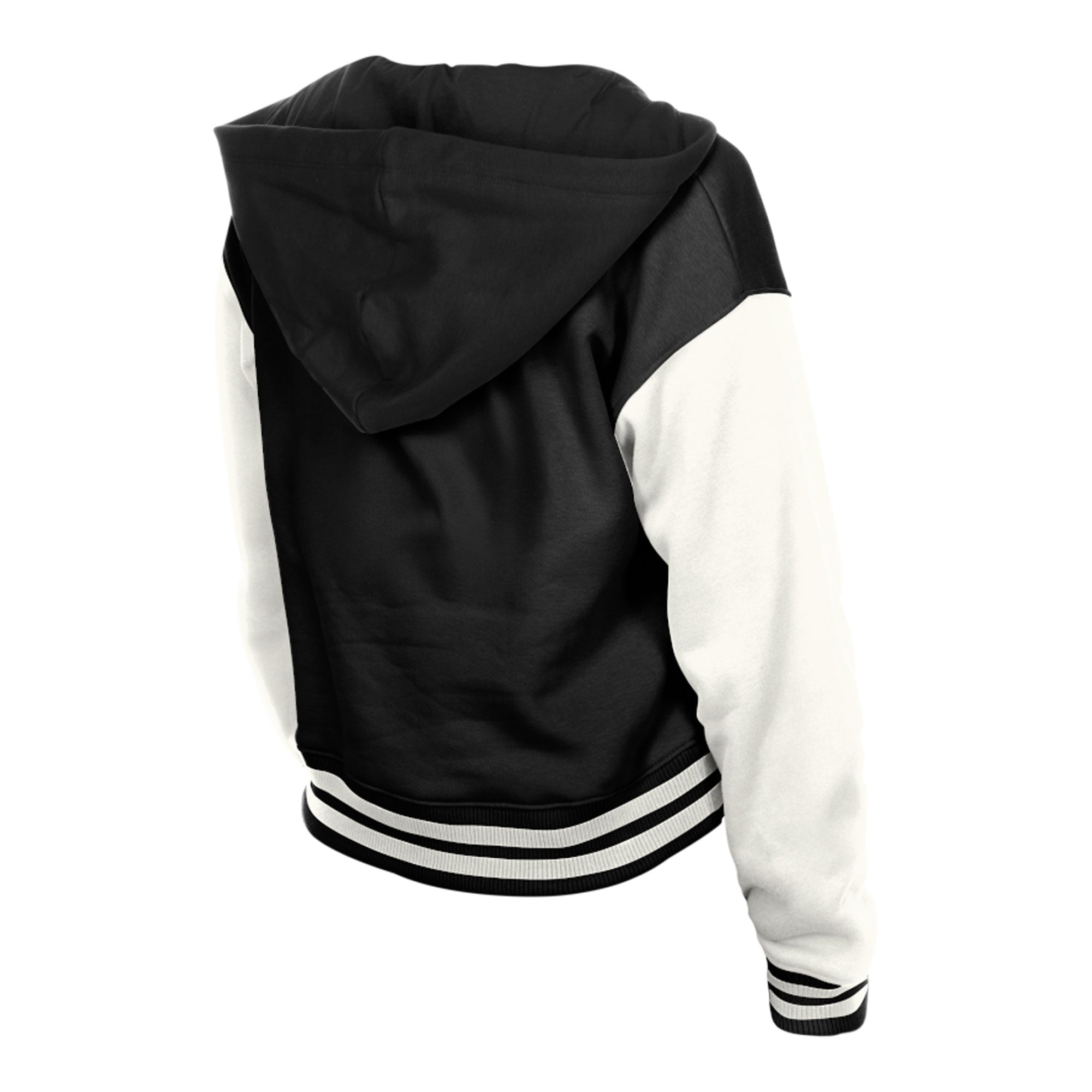 Women's New Era Las Vegas Raiders Black Throwback Full-Snap Hooded Jacket
