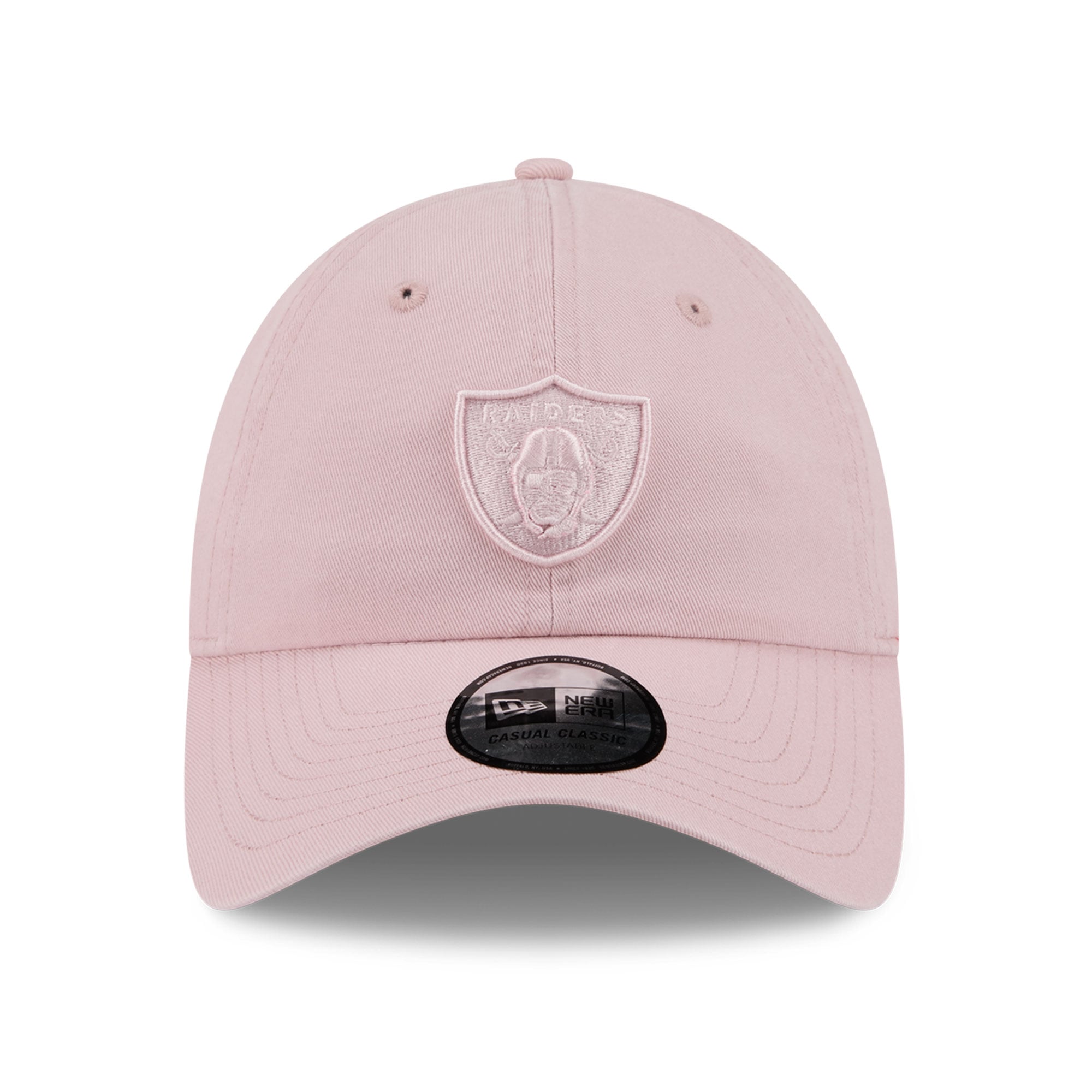 Casquette New Era rose pour femme, Las Vegas Raiders, style classique décontracté et ajustable