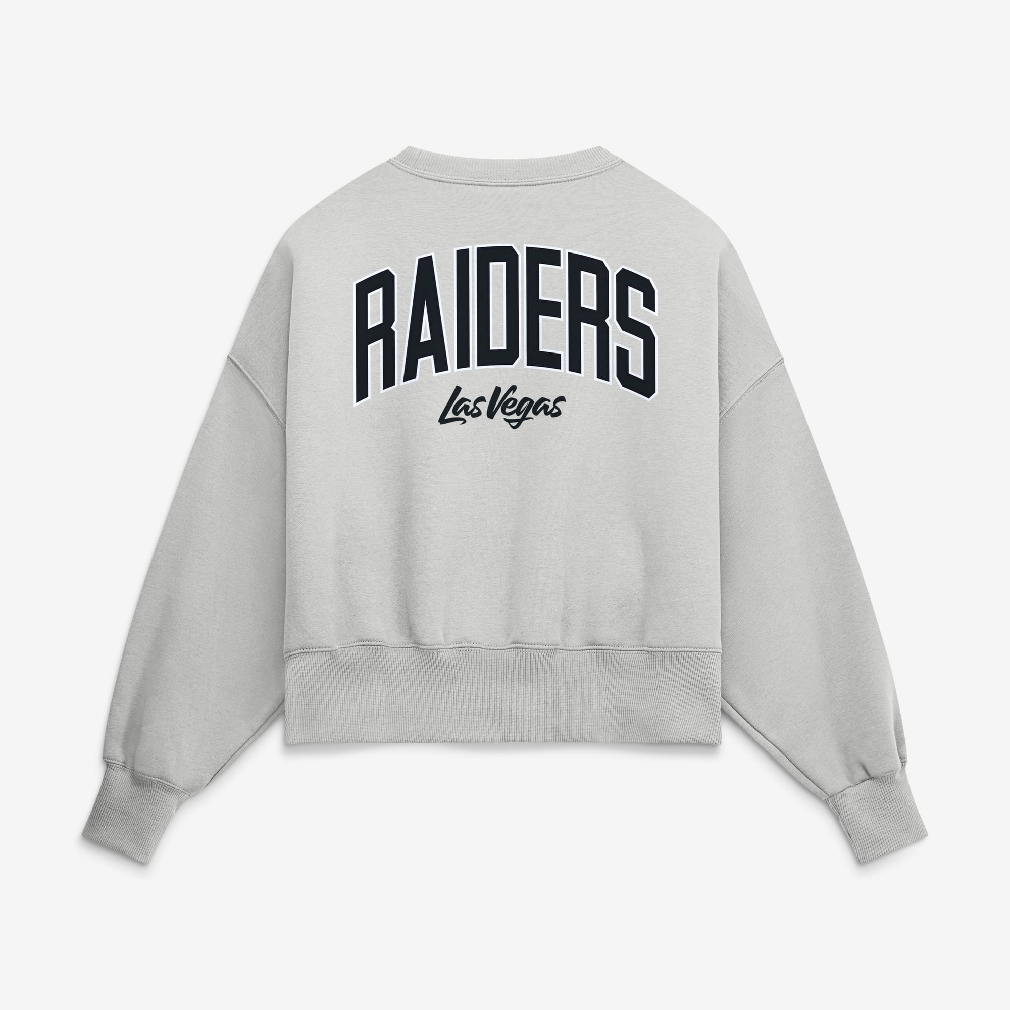 Sweat-shirt polaire surdimensionné Nike Primetime Phoenix gris pour femme, Las Vegas Raiders