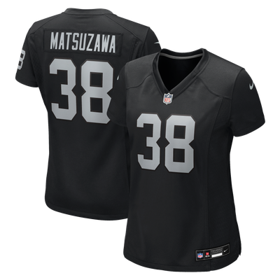 Kansei Matsuzawa Las Vegas Raiders Nike Women's Team Game Jersey - Black