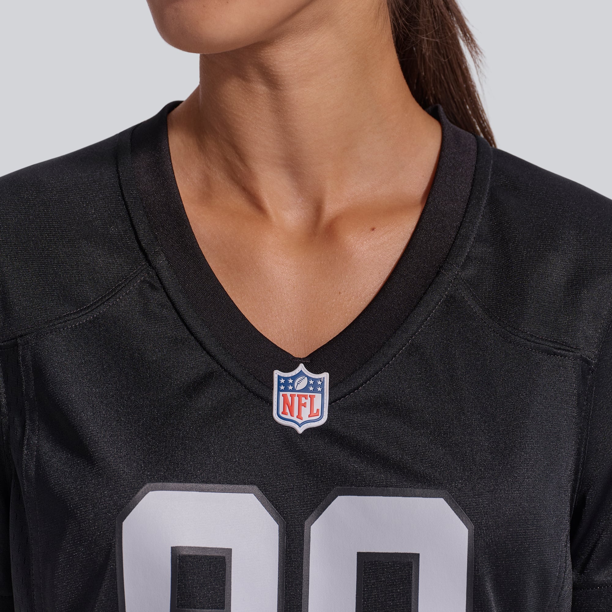 Maillot Nike Maxx Crosby pour femme, noir, Las Vegas Raiders