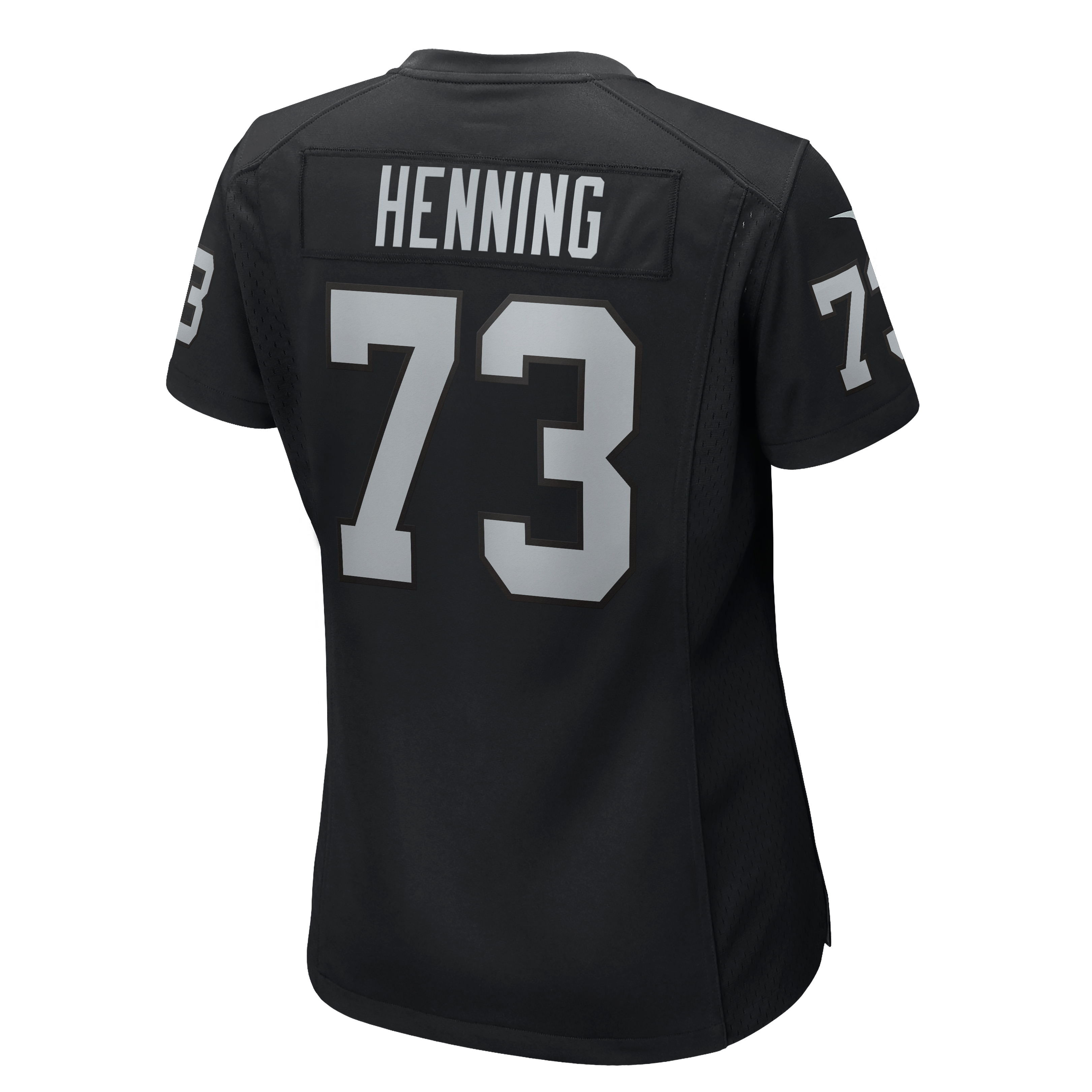 Women's Nike Niklas Henning Black Las Vegas Raiders Team Game Jersey