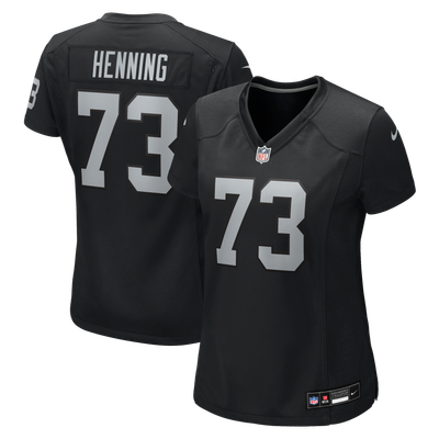 Niklas Henning Las Vegas Raiders Nike Women's Team Game Jersey - Black