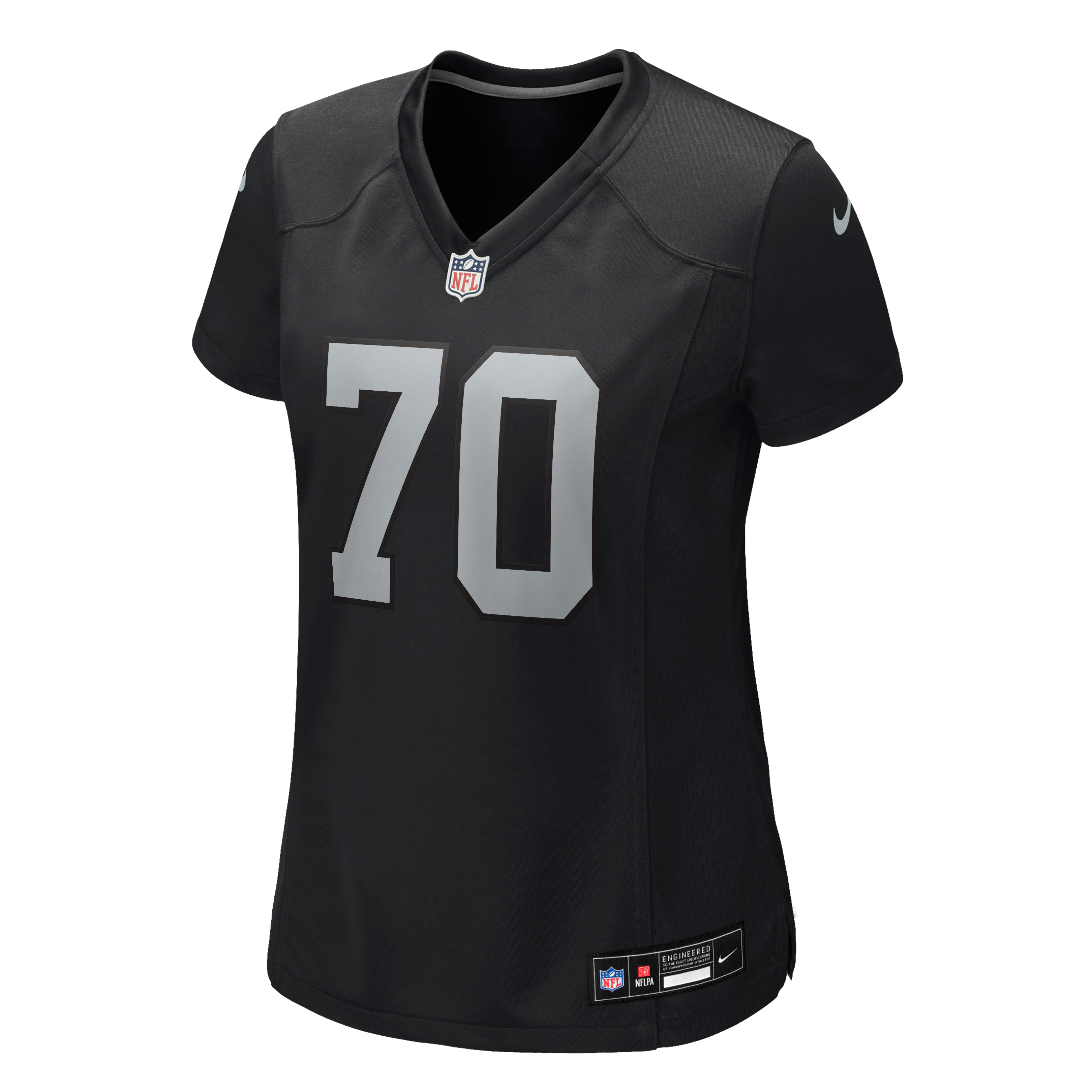 Maillot de match Nike Spencer Burford noir pour femme, Las Vegas Raiders