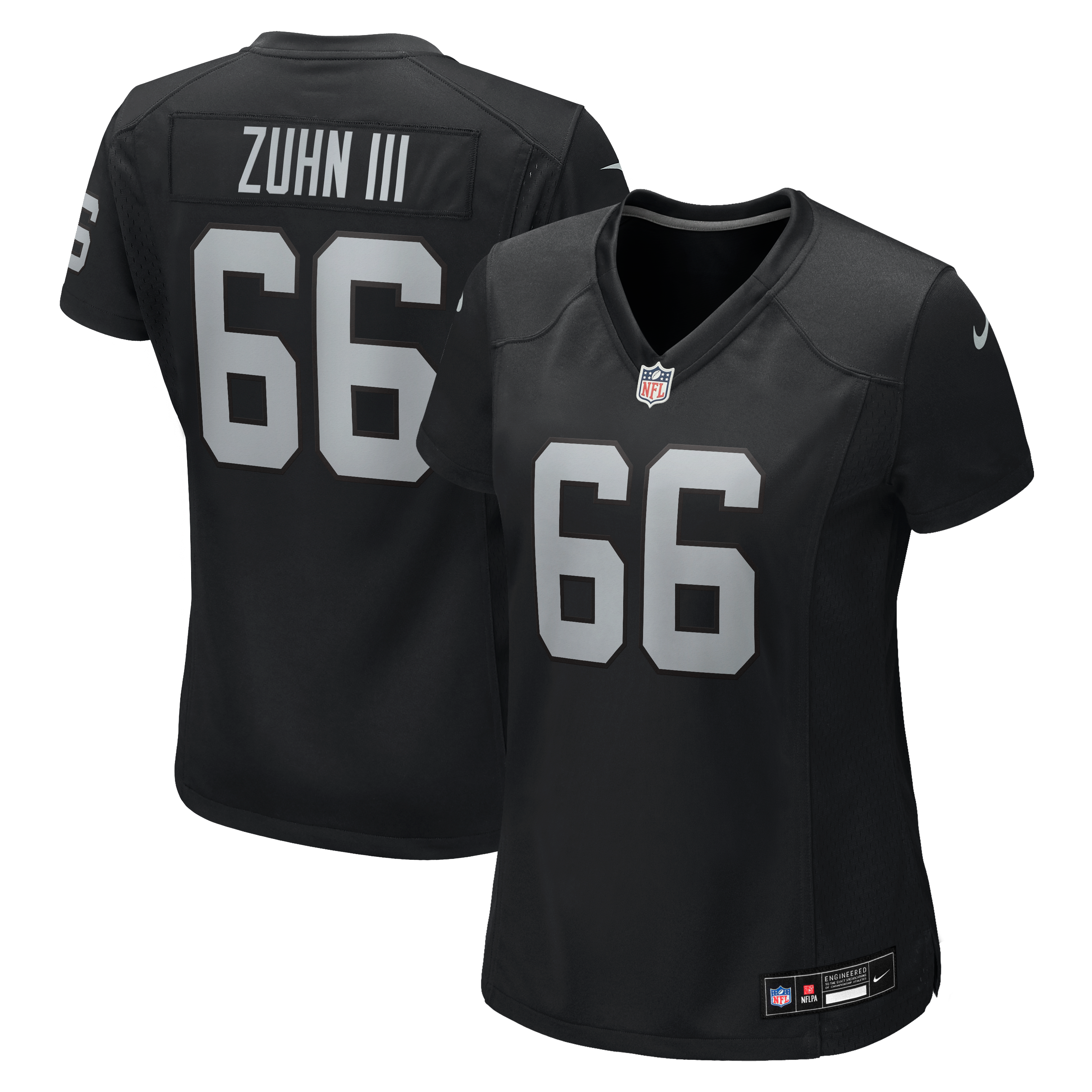 Women's Nike Trey Zuhn III Black Las Vegas Raiders Team Game Jersey