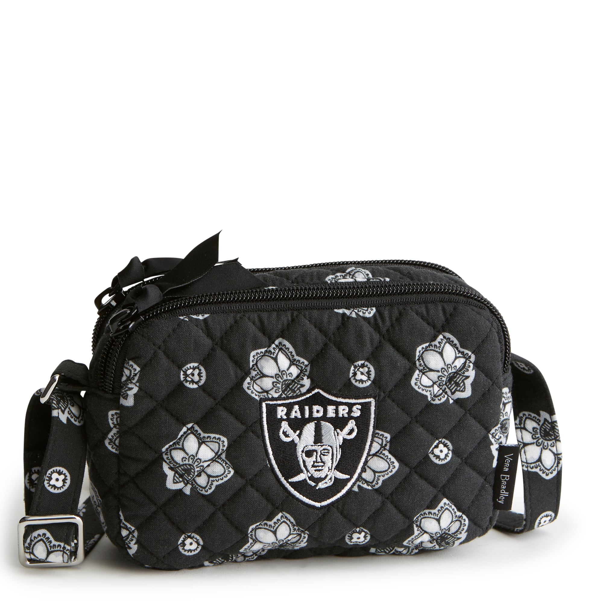 Women's Vera Bradley Las Vegas Raiders Small Stadium Crossbody Bag