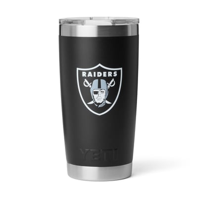 Las Vegas Raiders YETI 20oz. Fandom Rambler Tumbler