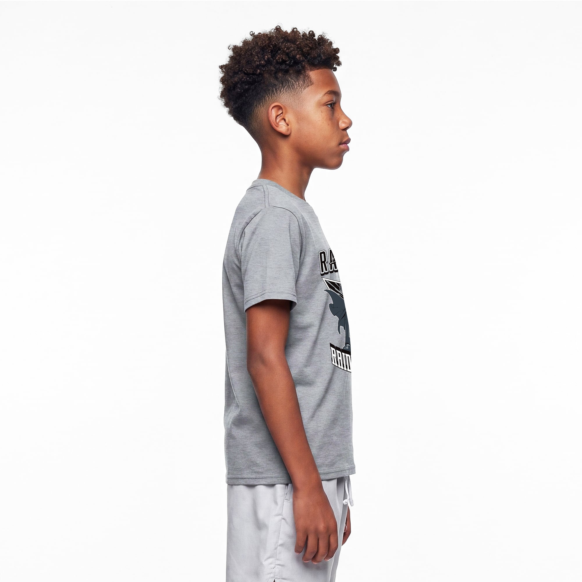 Youth Disney x Champion Heather Gray Las Vegas Raiders Darth Vader T-Shirt