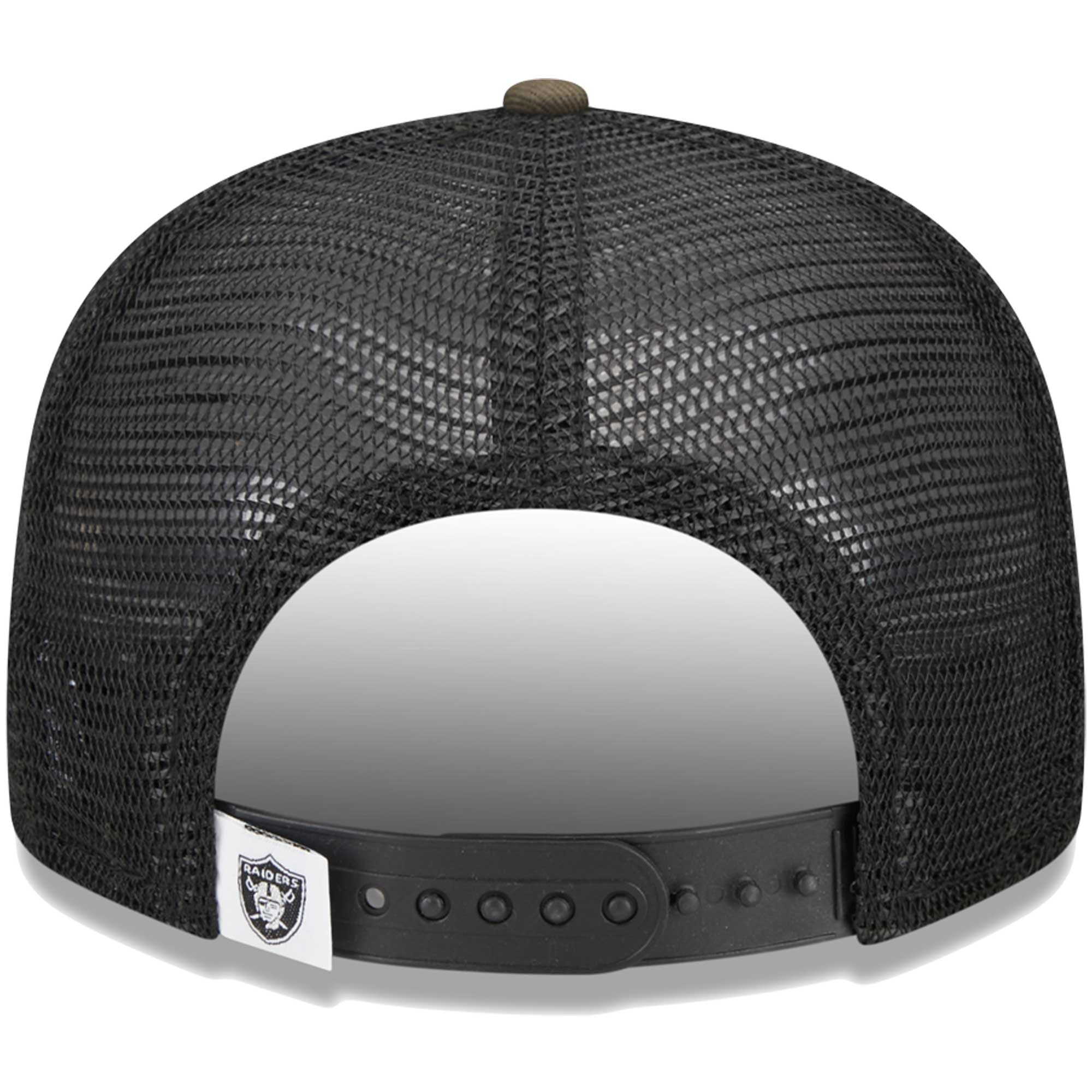 Casquette trucker 9FIFTY Snapback New Era Camo Las Vegas Raiders pour jeunes