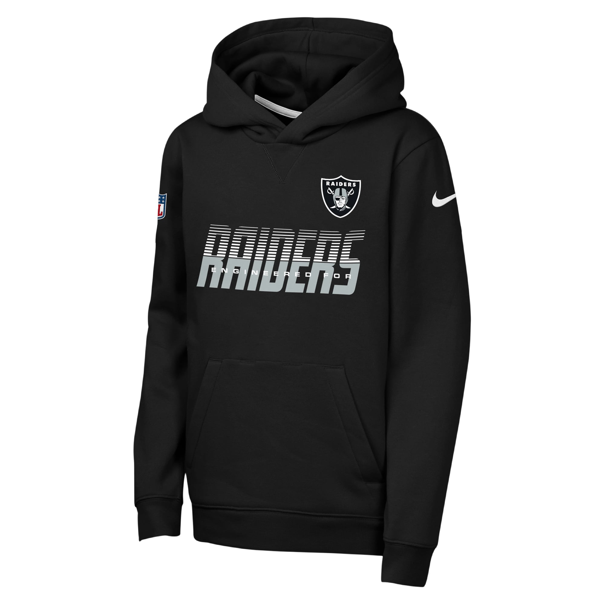 Youth Nike Black Las Vegas Raiders Sideline Dri-FIT Hoodie