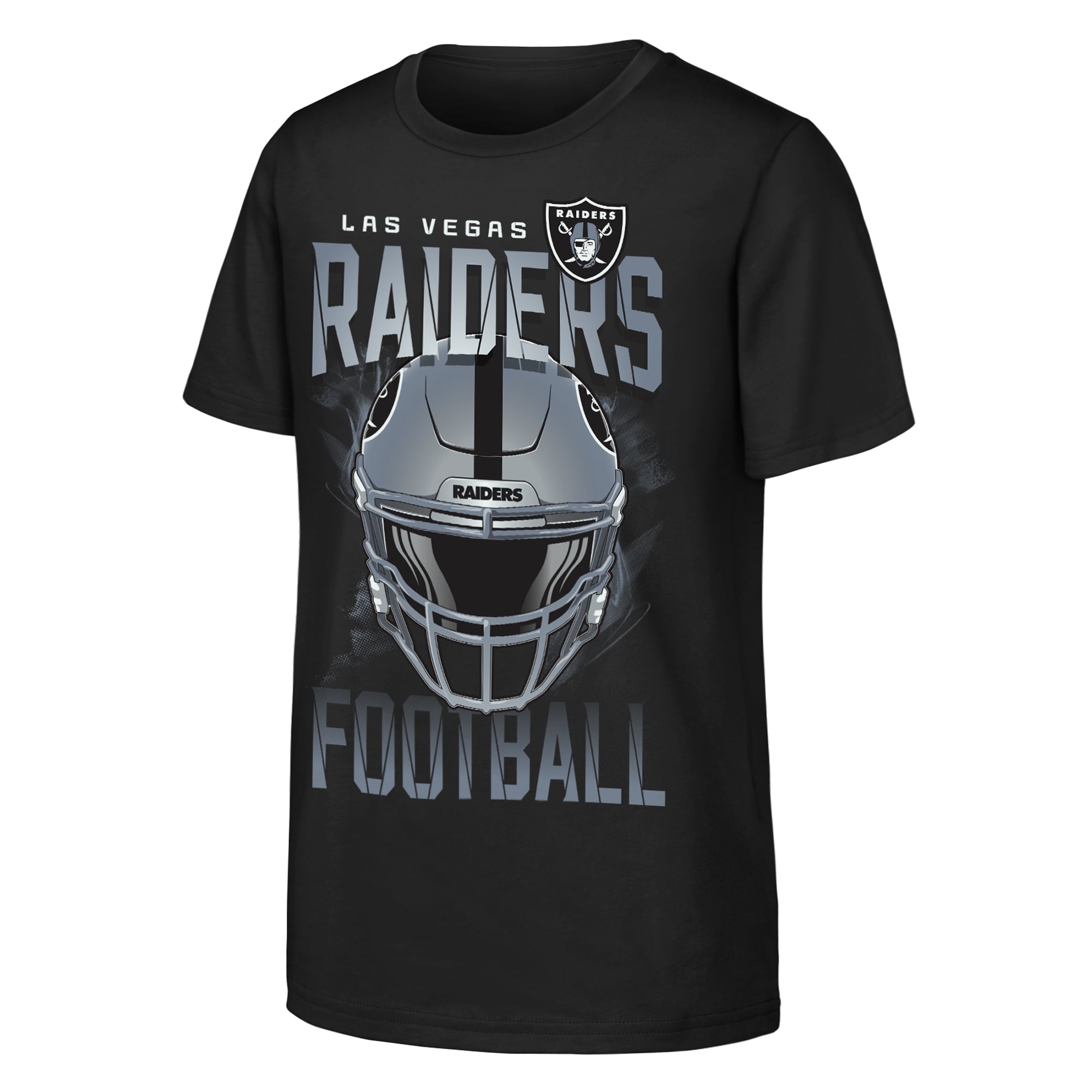 Youth Outerstuff  Black Las Vegas Raiders Full Gear T-Shirt