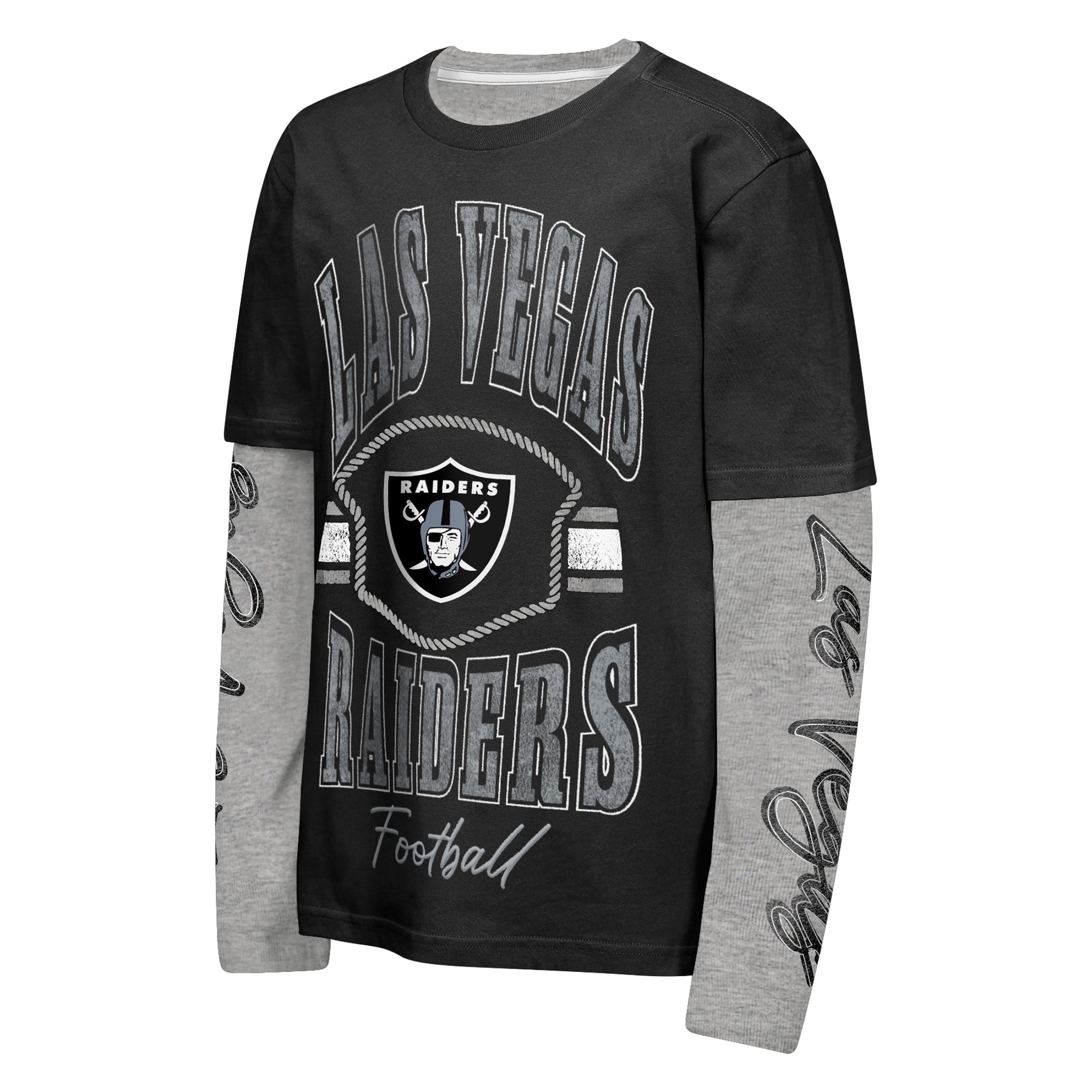 Youth Outerstuff Black Las Vegas Raiders Motion Combo Set