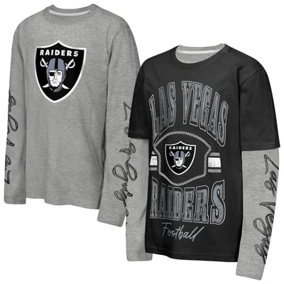 Las Vegas Raiders Outerstuff Youth Motion Combo Set - Black
