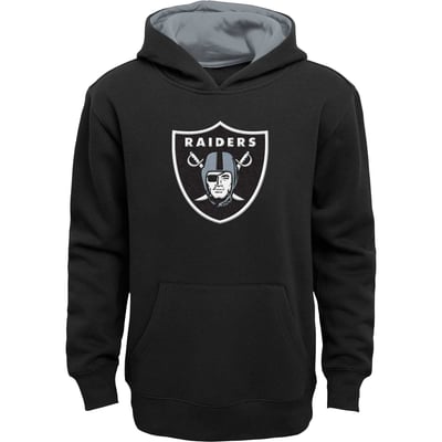 Las Vegas Raiders Outerstuff Youth Prime Pullover Hoodie - Black