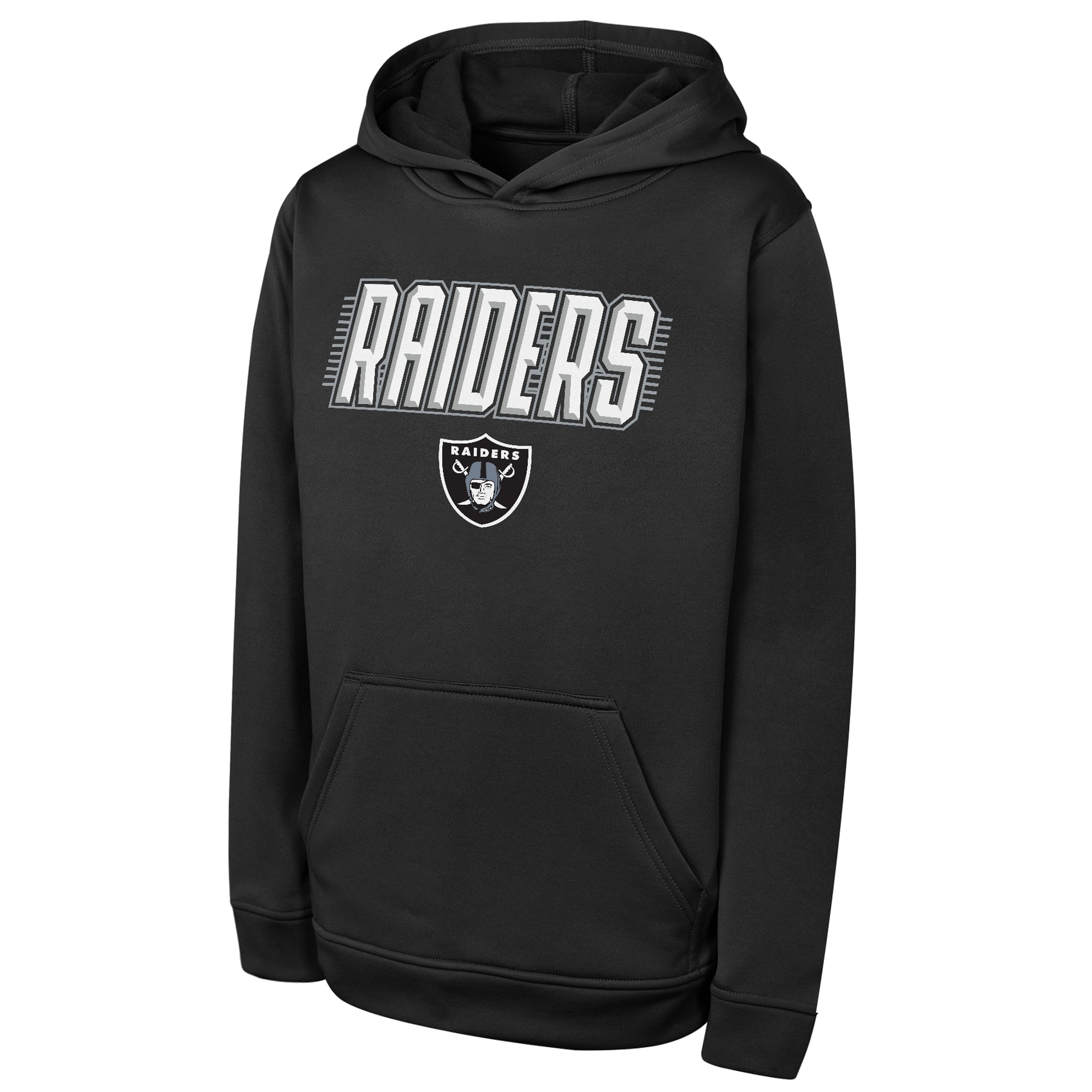 Sweat à capuche Youth Outerstuff Black Las Vegas Raiders Sack Party Performance