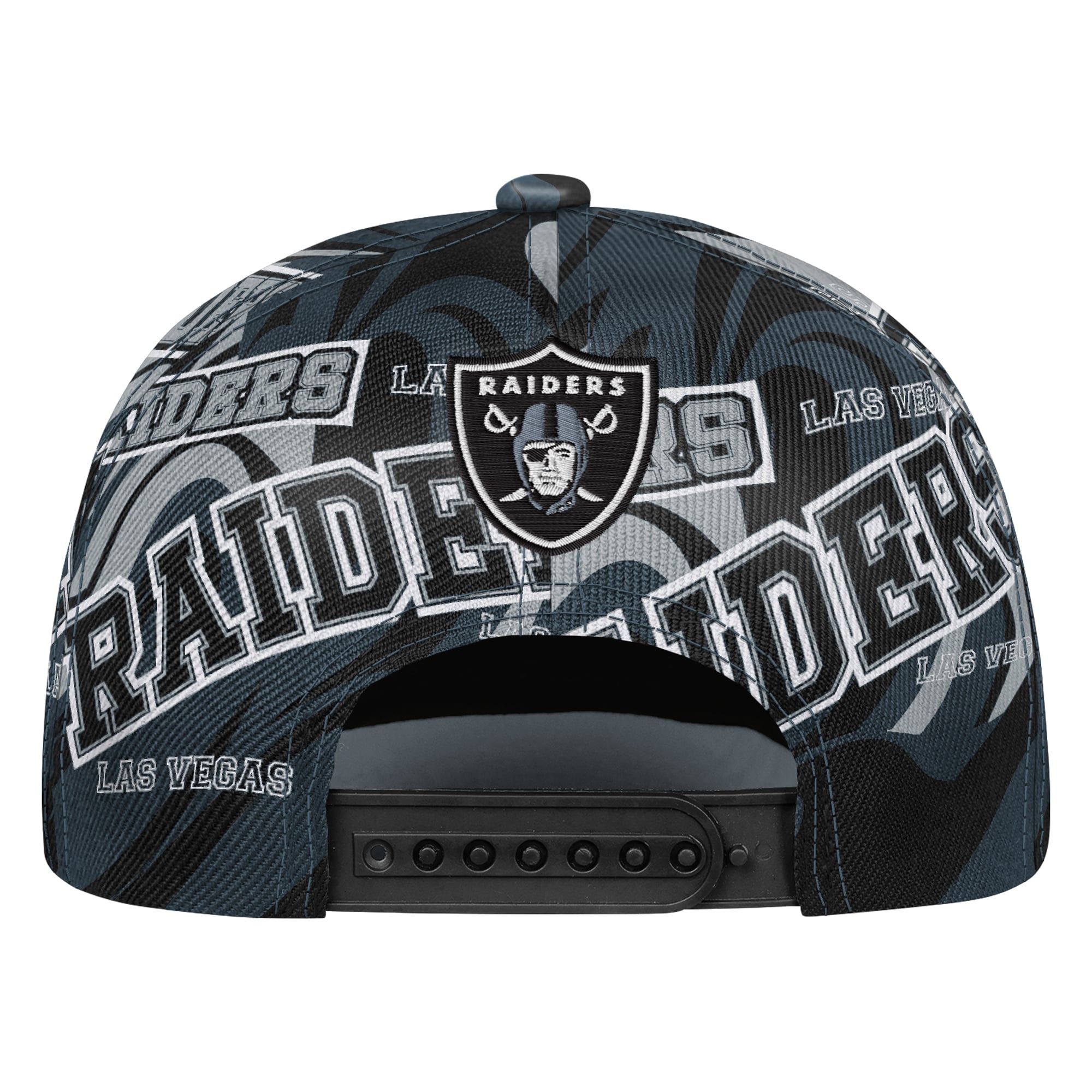 Youth Outerstuff Black Las Vegas Raiders Shift Adjustable Hat