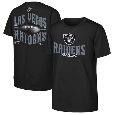  Las Vegas Raiders Outerstuff Youth Top Pick T-Shirt - Black
