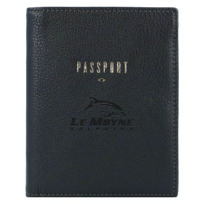 Le Moyne Dolphins Fossil Travel RFID Passport Case - Black