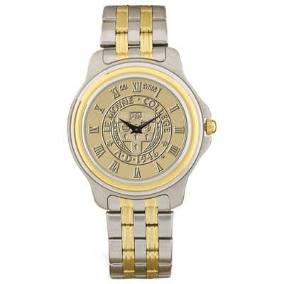 Le Moyne Dolphins Two-Tone Medallion Wristwatch - Gold/Silver