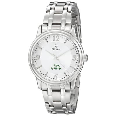 Le Moyne Dolphins Bulova Stainless Steel Quartz Watch - Silver