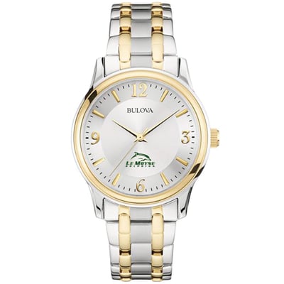  Le Moyne Dolphins Bulova Two-Tone Stainless Steel Watch - Silver/Gold