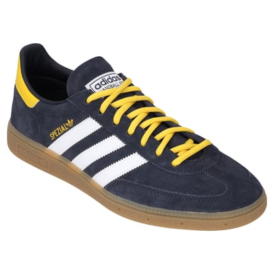 Leeds United adidas Originals Handball Spezial Trainers - Navy