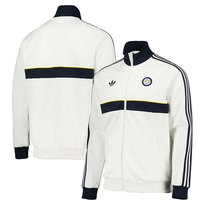 Leeds United adidas Originals Track Top - White