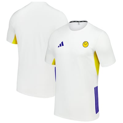 Leeds United adidas Running T-Shirt - White