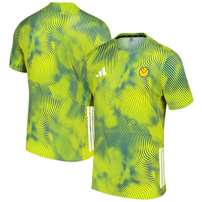 Leeds United adidas Running T-Shirt - Yellow