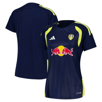 Leeds United adidas Training Jersey - Navy - Womens
