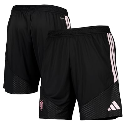 Leeds United adidas Training Shorts - Black