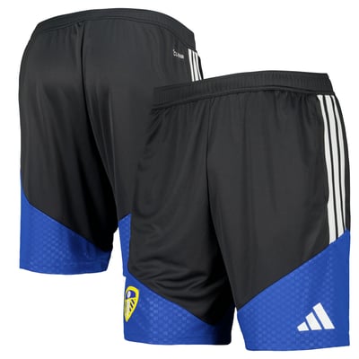 Leeds United adidas Training Shorts - Dark Grey