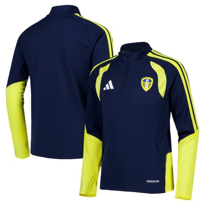 Leeds United adidas Training Top - Navy - Kids
