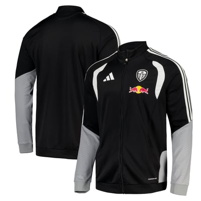 Leeds United adidas Training Track Jacket - Black