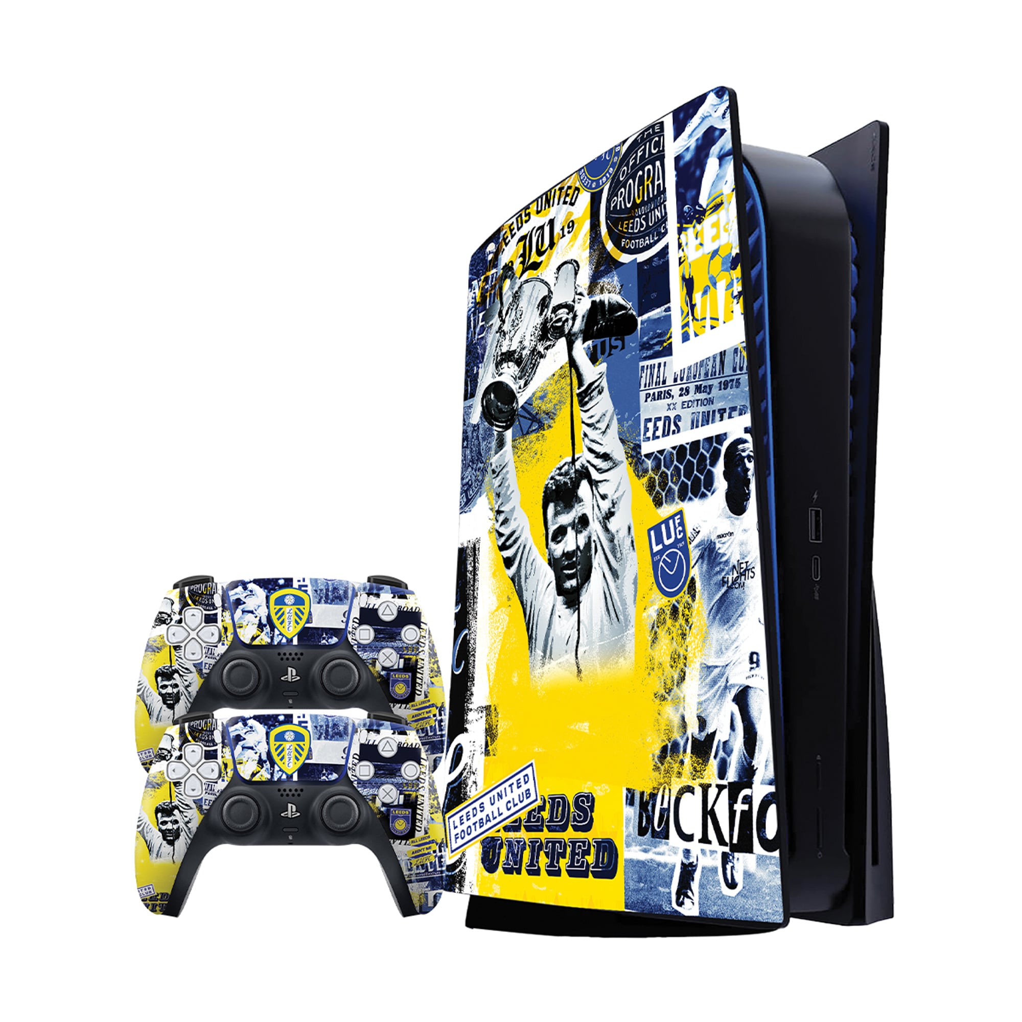 Leeds United PS5 Disc Skin Bundle