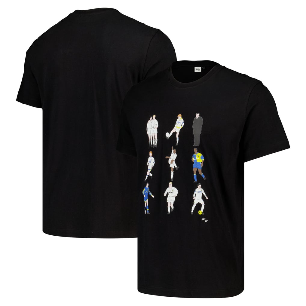 Leeds United x Art of Generations T-Shirt - Black - Unisex