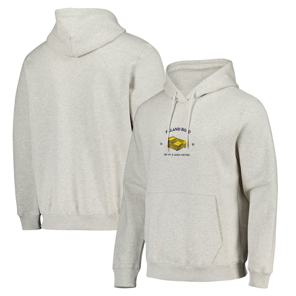 Leeds United x Art of Stadium Hoodie - Grey - Unisex