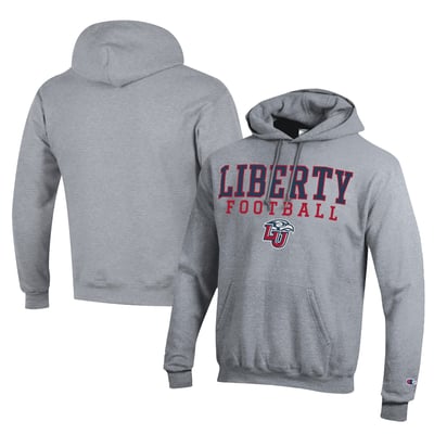 Liberty University Flames Arch Logo Hooded Sweatshirt – Navy – UGP Campus Apparel