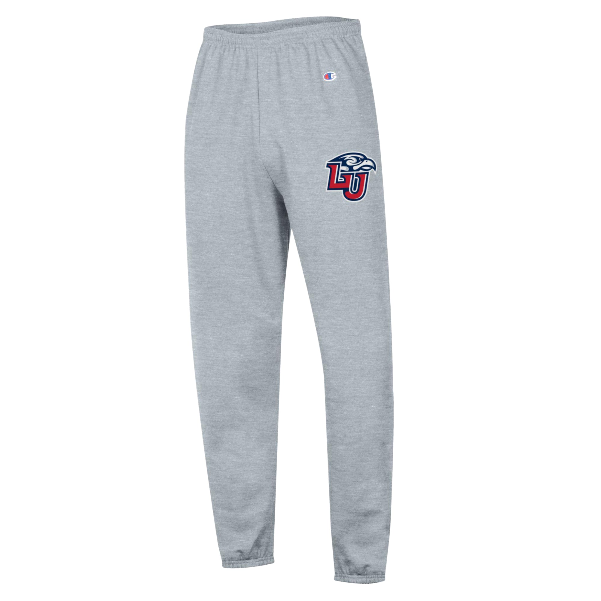 Men's Champion Heather Gray Liberty Flames Powerblend Fleece Team Sweatpants