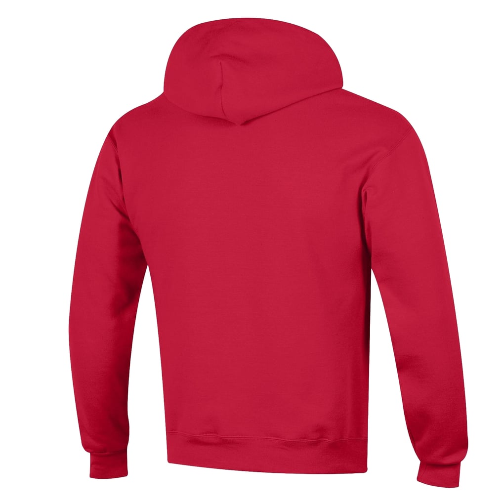 Men's Champion Red Liberty Flames Powerblend Hoodie