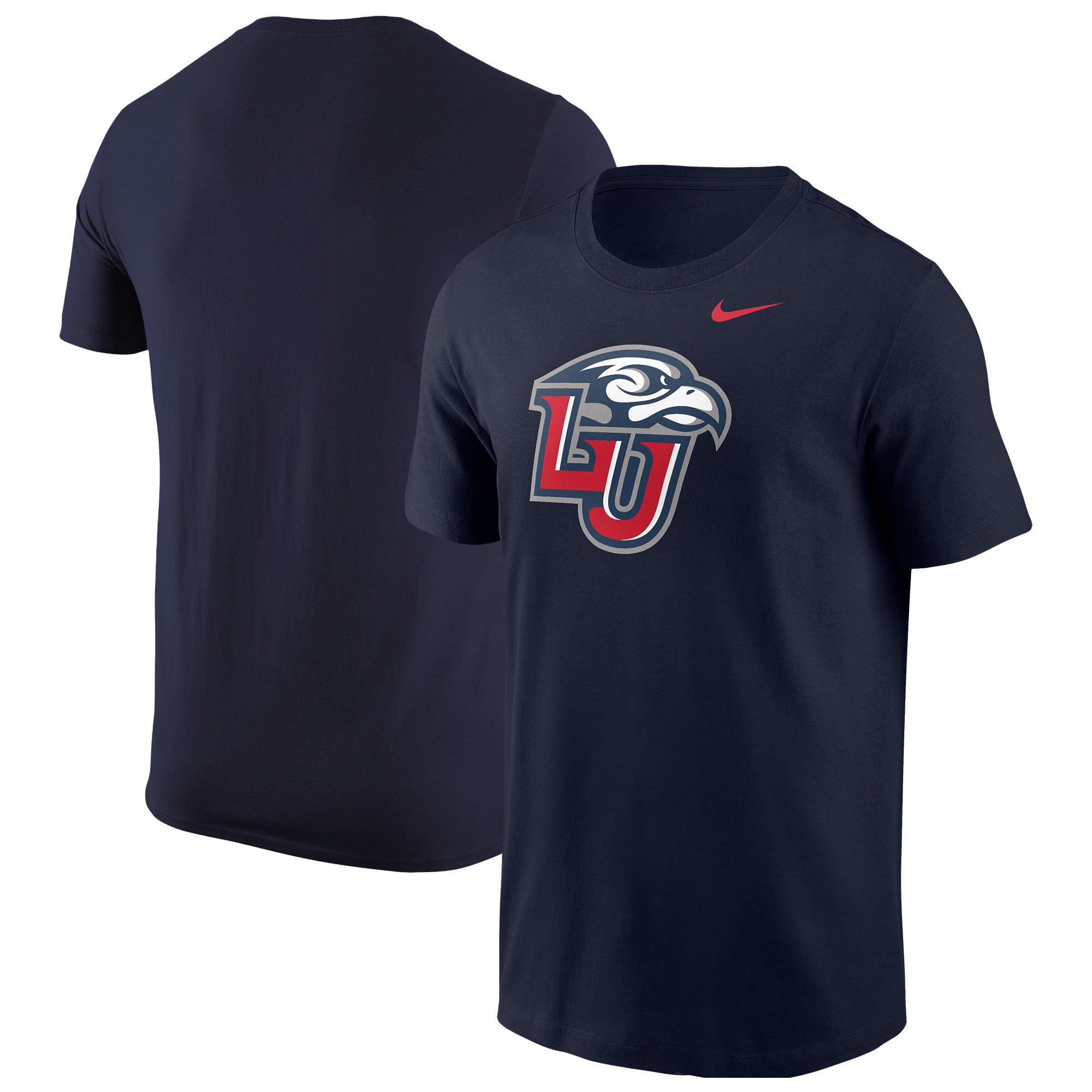 Men's Nike Navy Liberty Flames Primary Logo T-Shirt