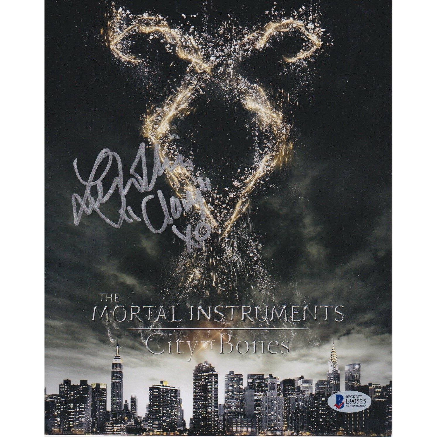 Lily Collins Mortal Instruments Poster