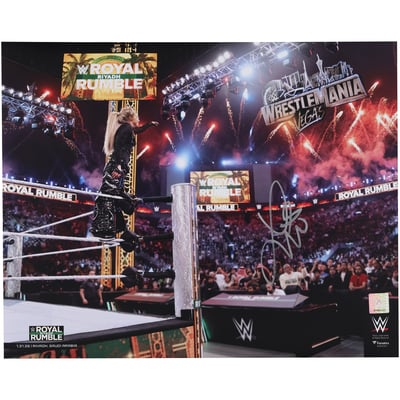 Liv Morgan WWE Autographed Fanatics Authentic 16" x 20" 2026 Royal Rumble Celebration Photograph