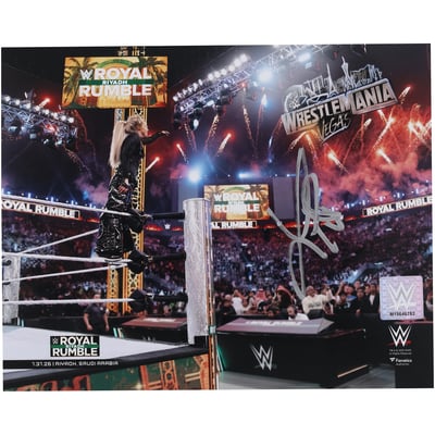 Liv Morgan WWE Autographed Fanatics Authentic 8" x 10" 2026 Royal Rumble Celebration Photograph