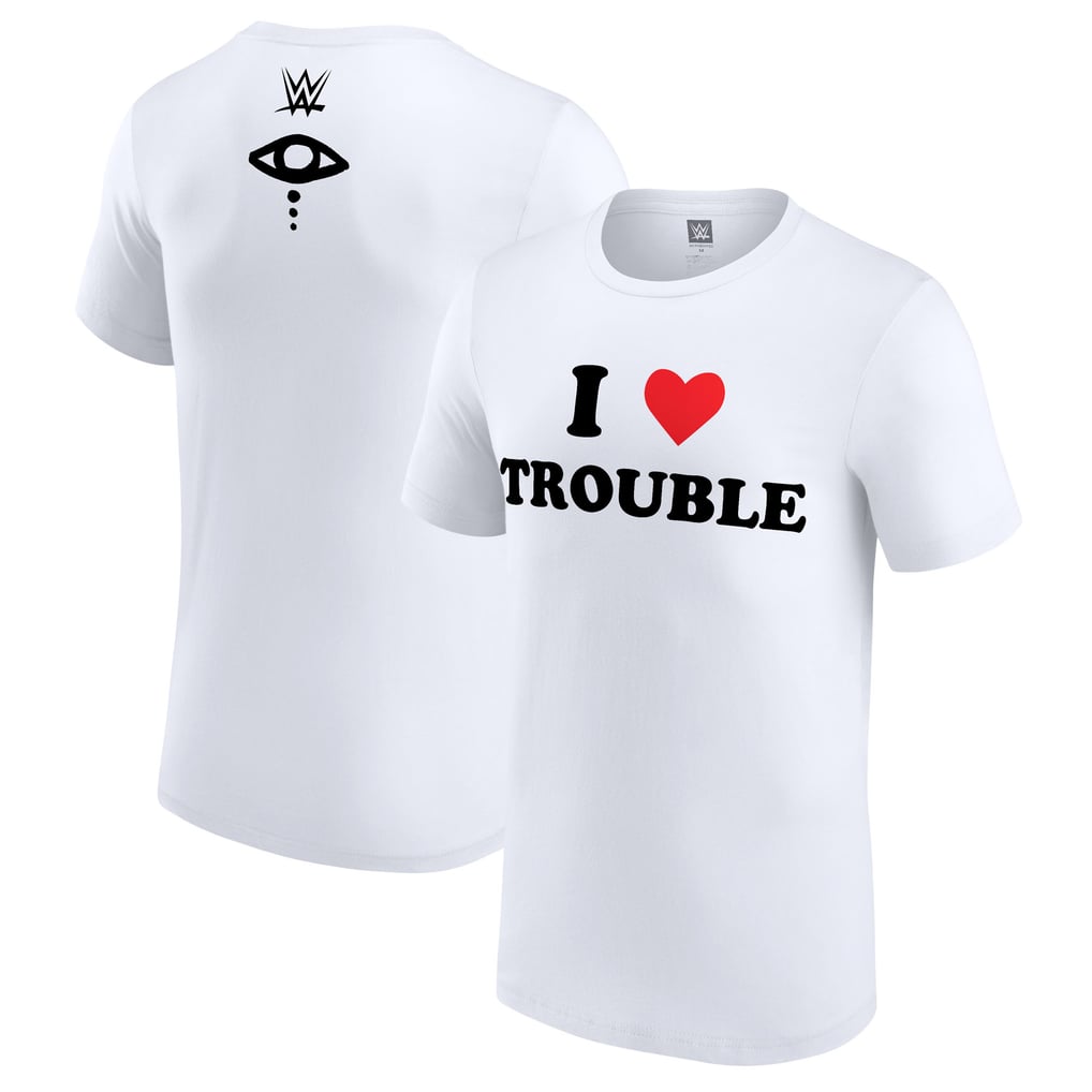 Liv Morgan I Love Trouble T-Shirt - White