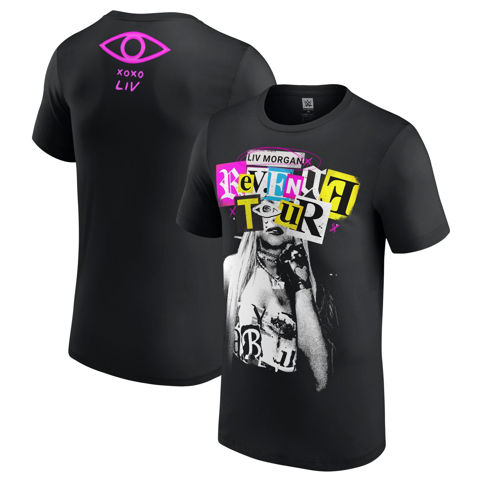 WWE Liv Morgan Revenge Tour T-Shirt - Black - Mens